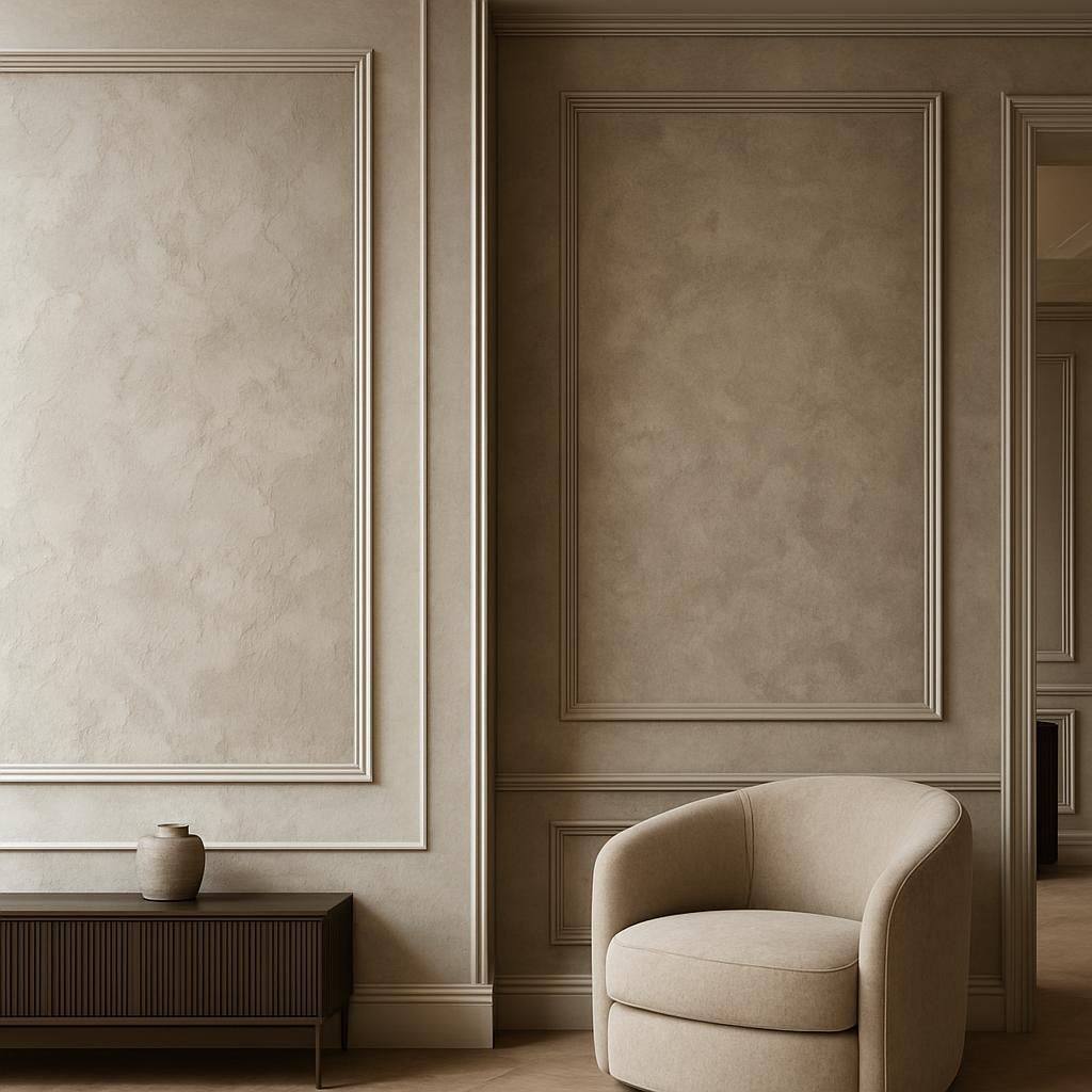 Tynki dekoracyjne w luksusowych projektach wnętrz – pomysły i przykłady